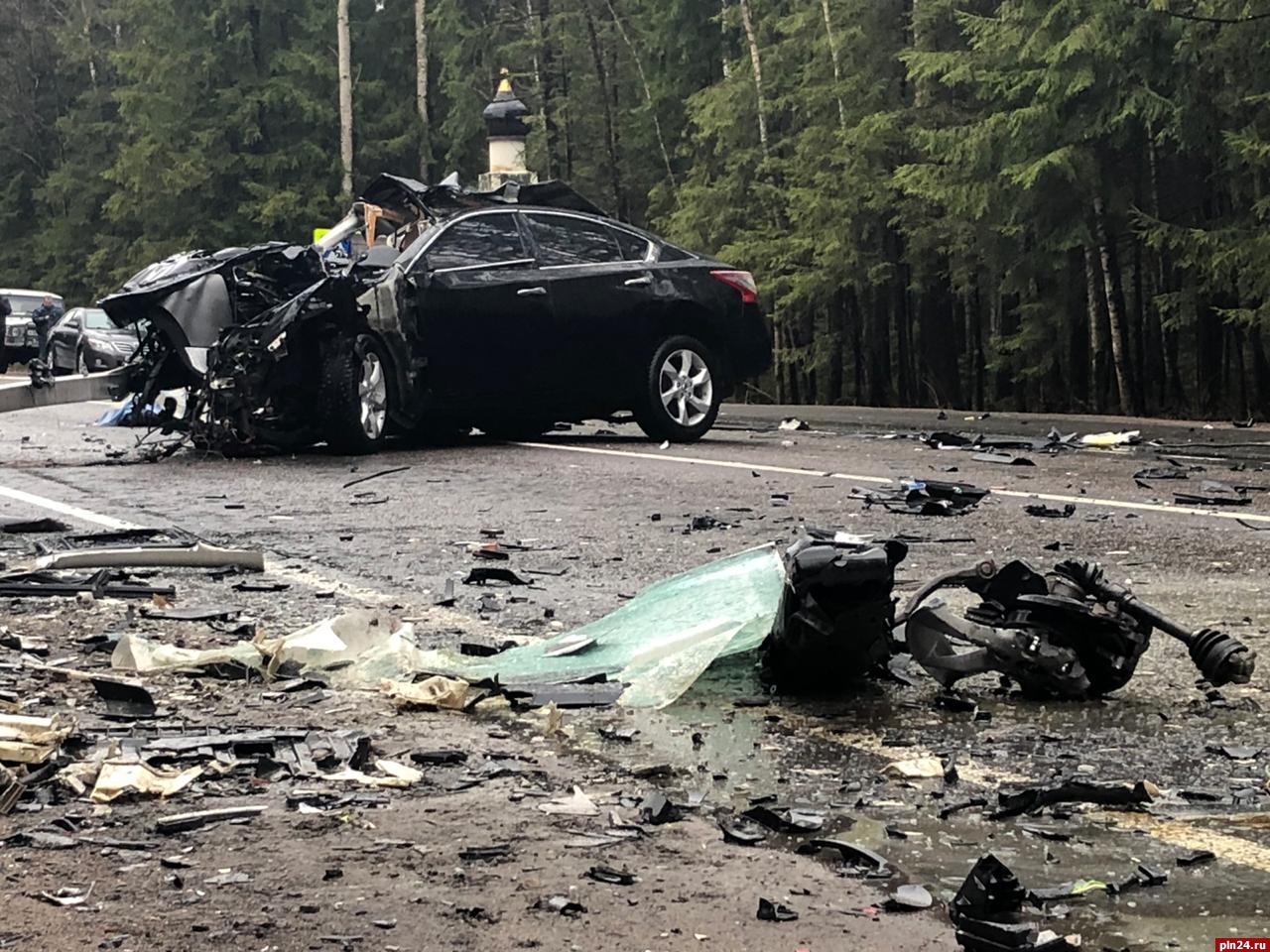 Два сотрудника колонии погибли в результате ДТП в Псковском районе :  Псковская Лента Новостей / ПЛН