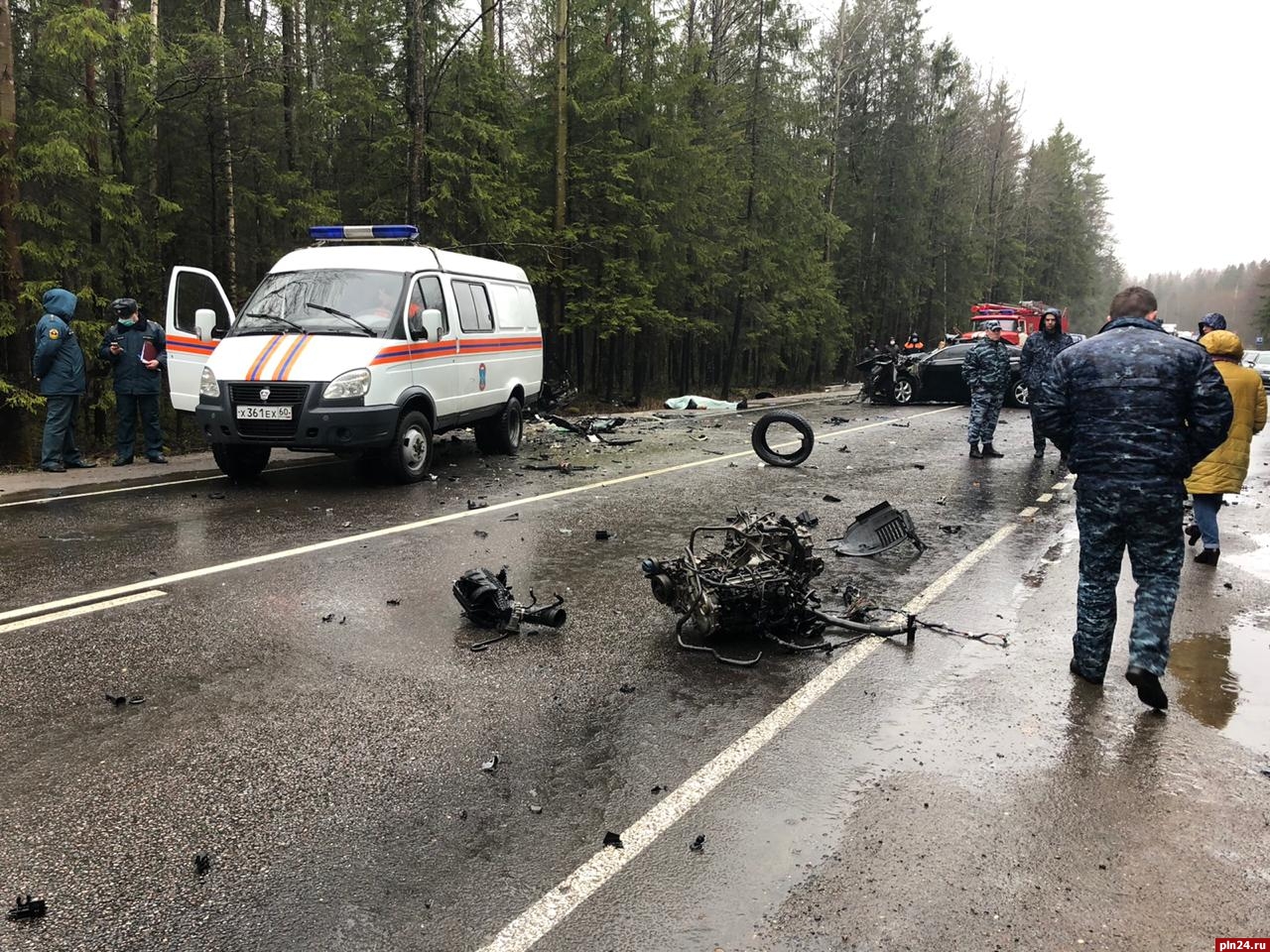 Движение по автодороге Псков - Гдов перекрыто из-за ДТП : Псковская Лента  Новостей / ПЛН