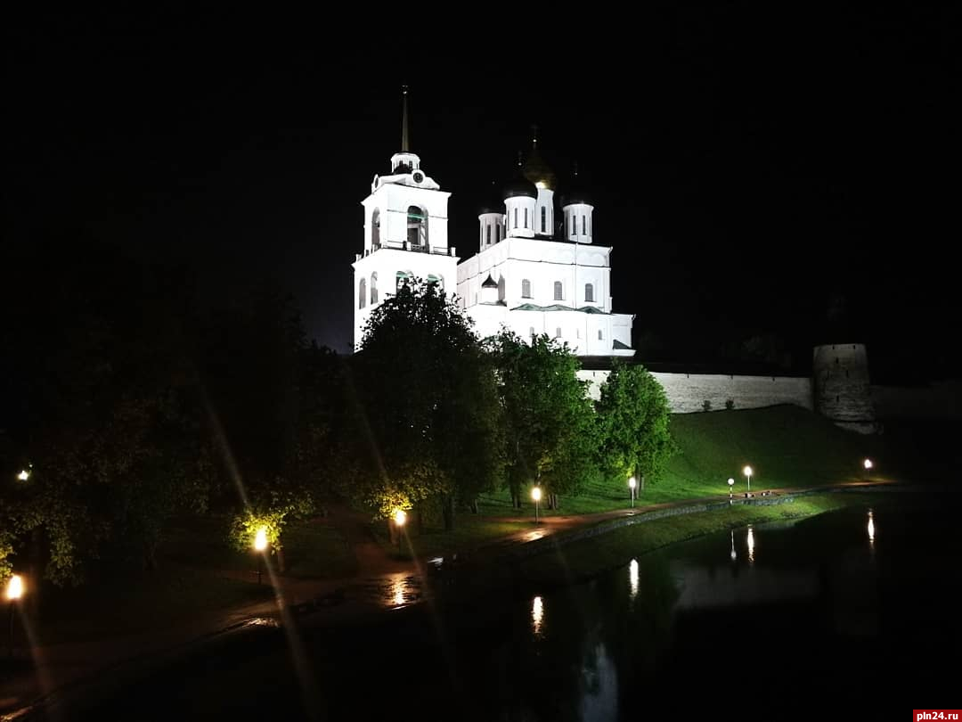 Подсветку Псковского кремля отключат в «Час Земли» : Псковская Лента  Новостей / ПЛН