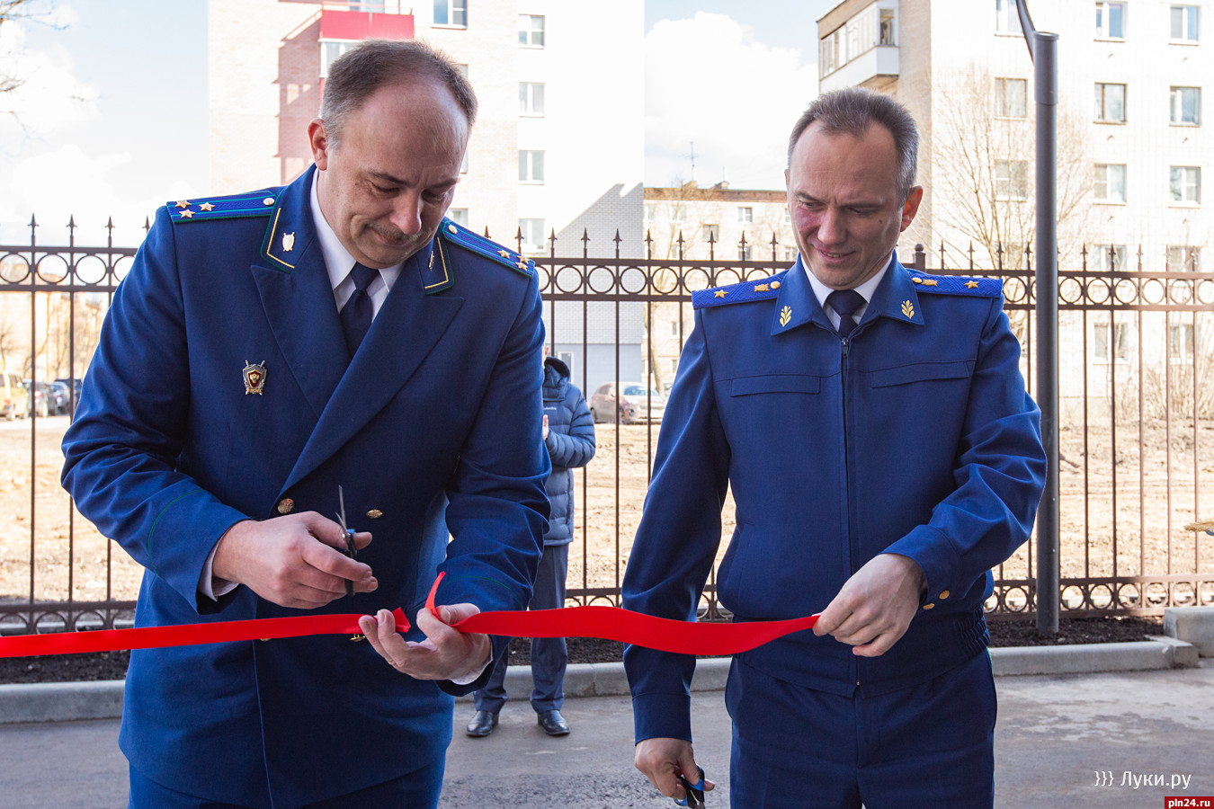 Новое здание прокуратуры открыли в Великих Луках : Псковская Лента Новостей  / ПЛН