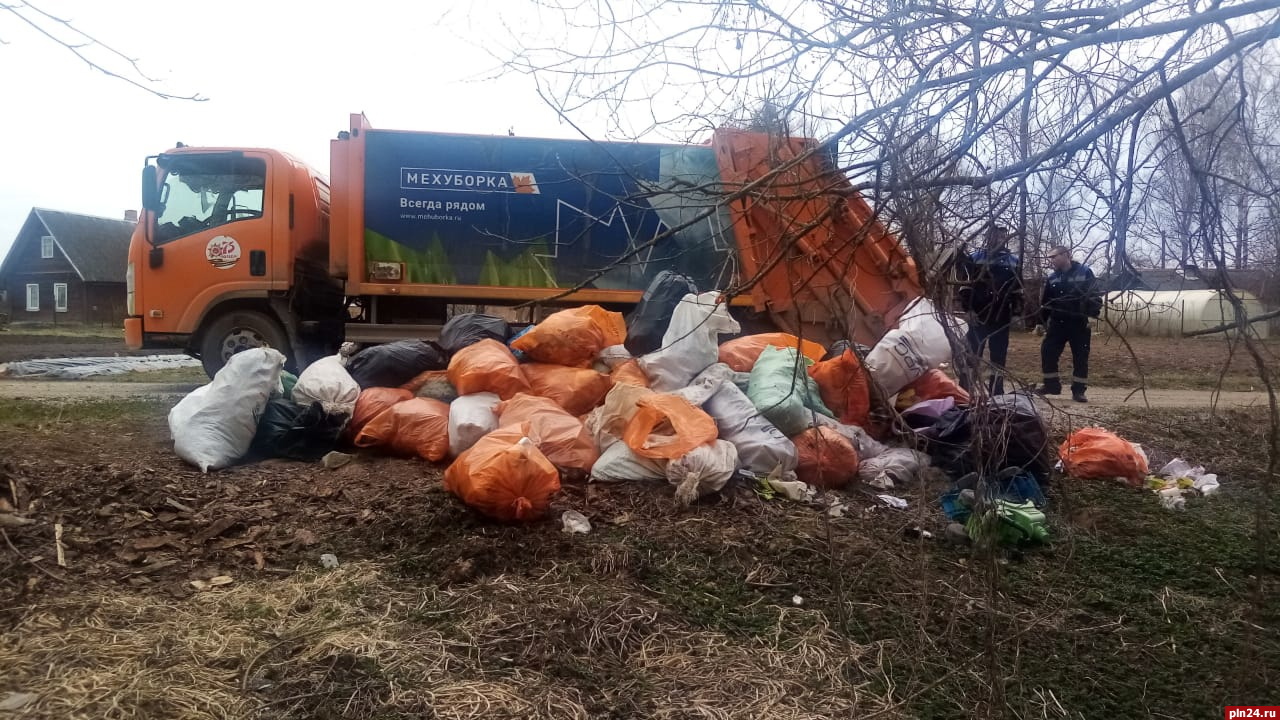 Мусор вывезли с островов Печорского района : Псковская Лента Новостей / ПЛН