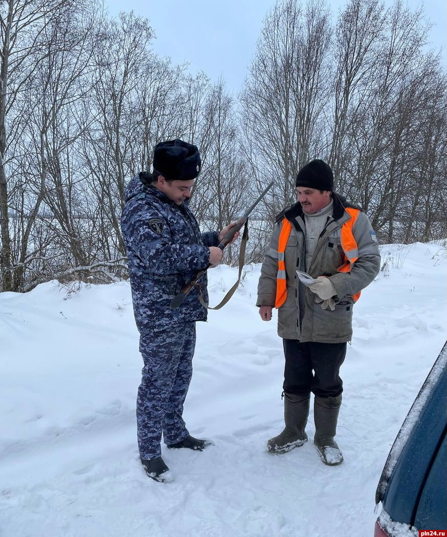 Охотников-нарушителей выявили псковские росгвардейцы : Псковская Лента  Новостей / ПЛН