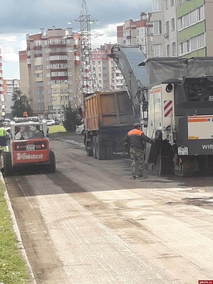 Фотофакт: Ремонт улицы Никольской в Родине : Псковская Лента Новостей / ПЛН