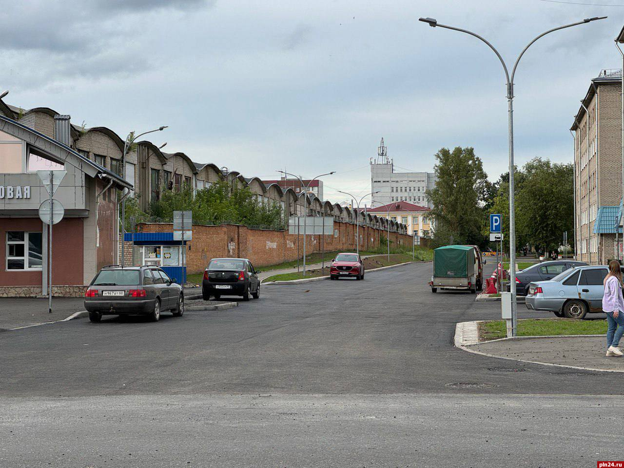 Движение транспорта возобновилось по улицам Гагарина и Металлистов в Пскове  : Псковская Лента Новостей / ПЛН