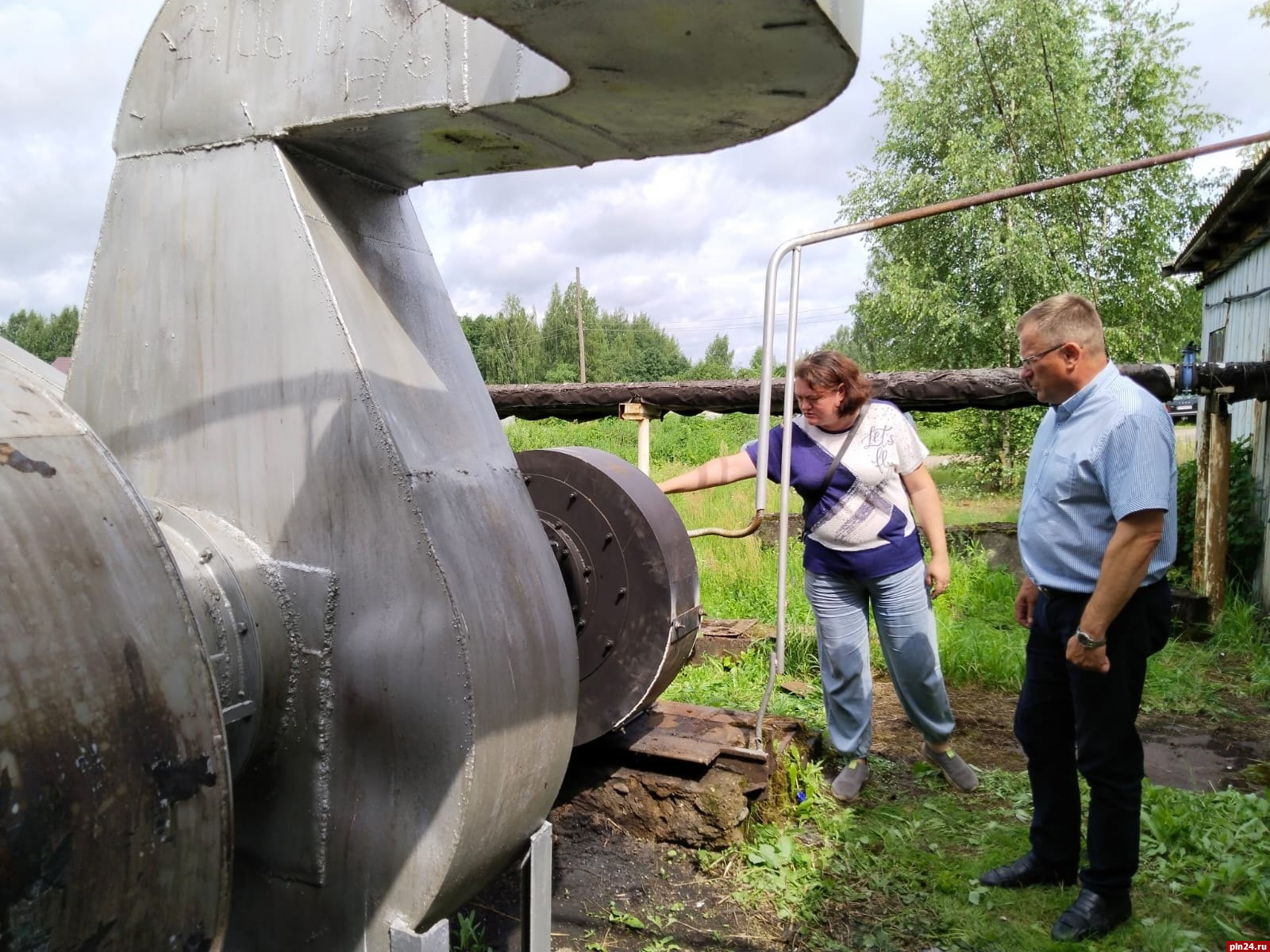 В Опочке готовятся к новому отопительному сезону : Псковская Лента Новостей  / ПЛН