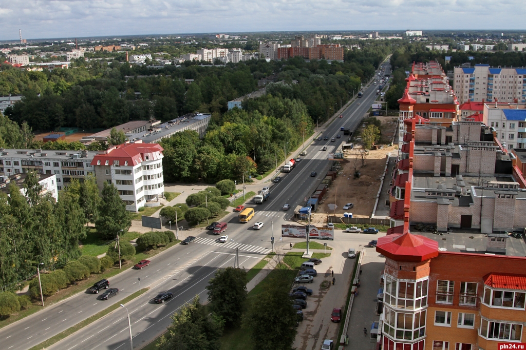 Псков центр города фото